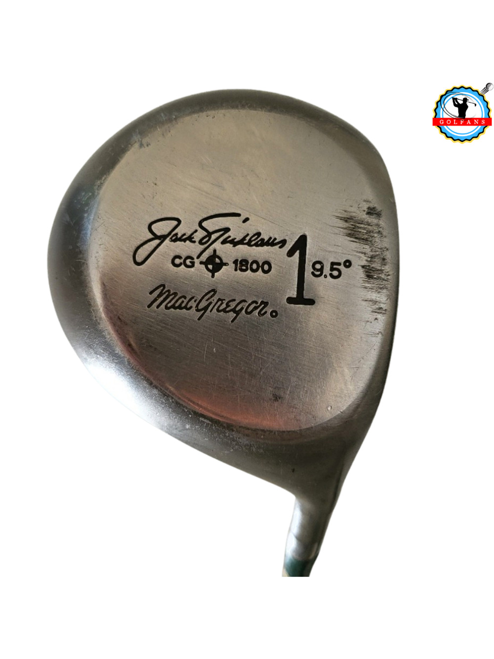 Macgregor Jack Nicklaus CG 1800 9.5° Driver Stiff-Flex Steel Shaft (Bad Grip)